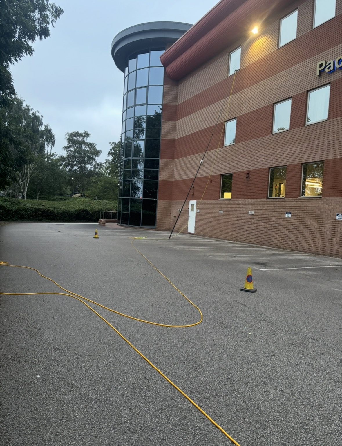 Commercial window cleaning in Nottingham by Notts Shine Exterior Cleaning